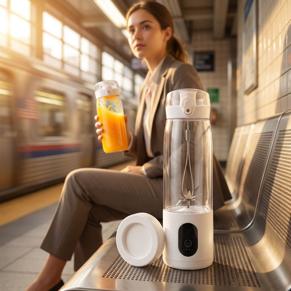 Prenosný mixér na šálku šťavy